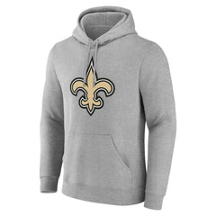 New Orleans Saints Team Authentic Personalized Name & Number Hoodie - Gray discount