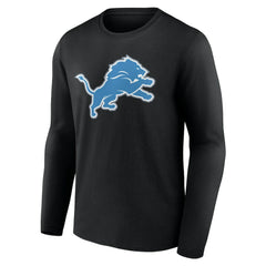 Detroit Lions Team Authentic Personalized Name & Number Long Sleeve T-Shirt - Black online