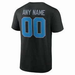 Detroit Lions Team Authentic Personalized Name & Number T-Shirt - Black sale