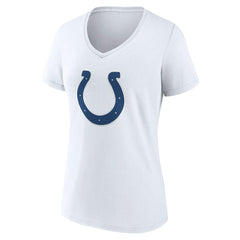 Indianapolis Colts Women's Team Authentic Personalized Name & Number V-Neck T-Shirt - White online