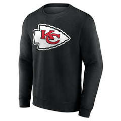Kansas City Chiefs Team Authentic Personalized Name & Number Sweatshirt - Black outlet