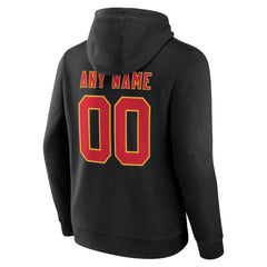 Kansas City Chiefs Team Authentic Personalized Name & Number Hoodie - Black discount