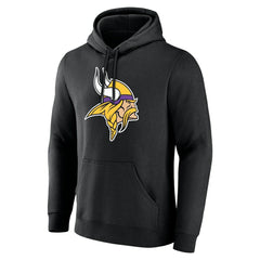Minnesota Vikings Team Authentic Personalized Name & Number Hoodie - Black discount