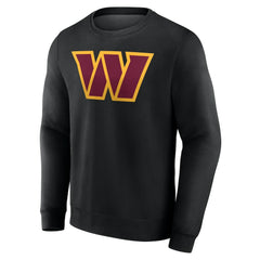 Washington Commanders Team Authentic Personalized Name & Number Sweatshirt - Black sale