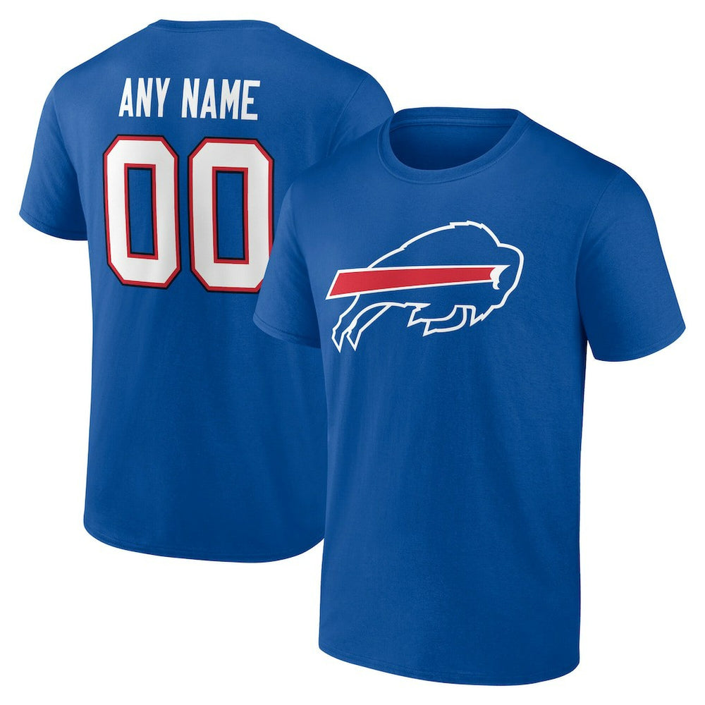 Buffalo Bills Team Authentic Personalized Name & Number T-Shirt - Royal online