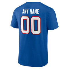 Buffalo Bills Team Authentic Personalized Name & Number T-Shirt - Royal online