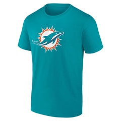 Miami Dolphins Team Authentic Personalized Name & Number T-Shirt - Aqua outlet