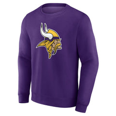 Minnesota Vikings Team Authentic Personalized Name & Number Sweatshirt - Purple cheap
