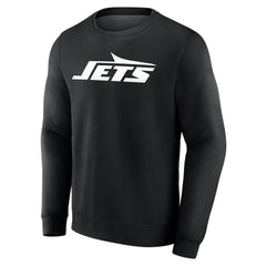 New York Jets Team Authentic Personalized Name & Number Sweatshirt - Black discount