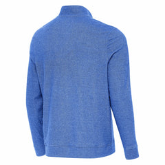 Los Angeles Dodgers Antigua 2025 World Series Champions Subtle Quarter-Zip Sweatshirt - Heather Royal