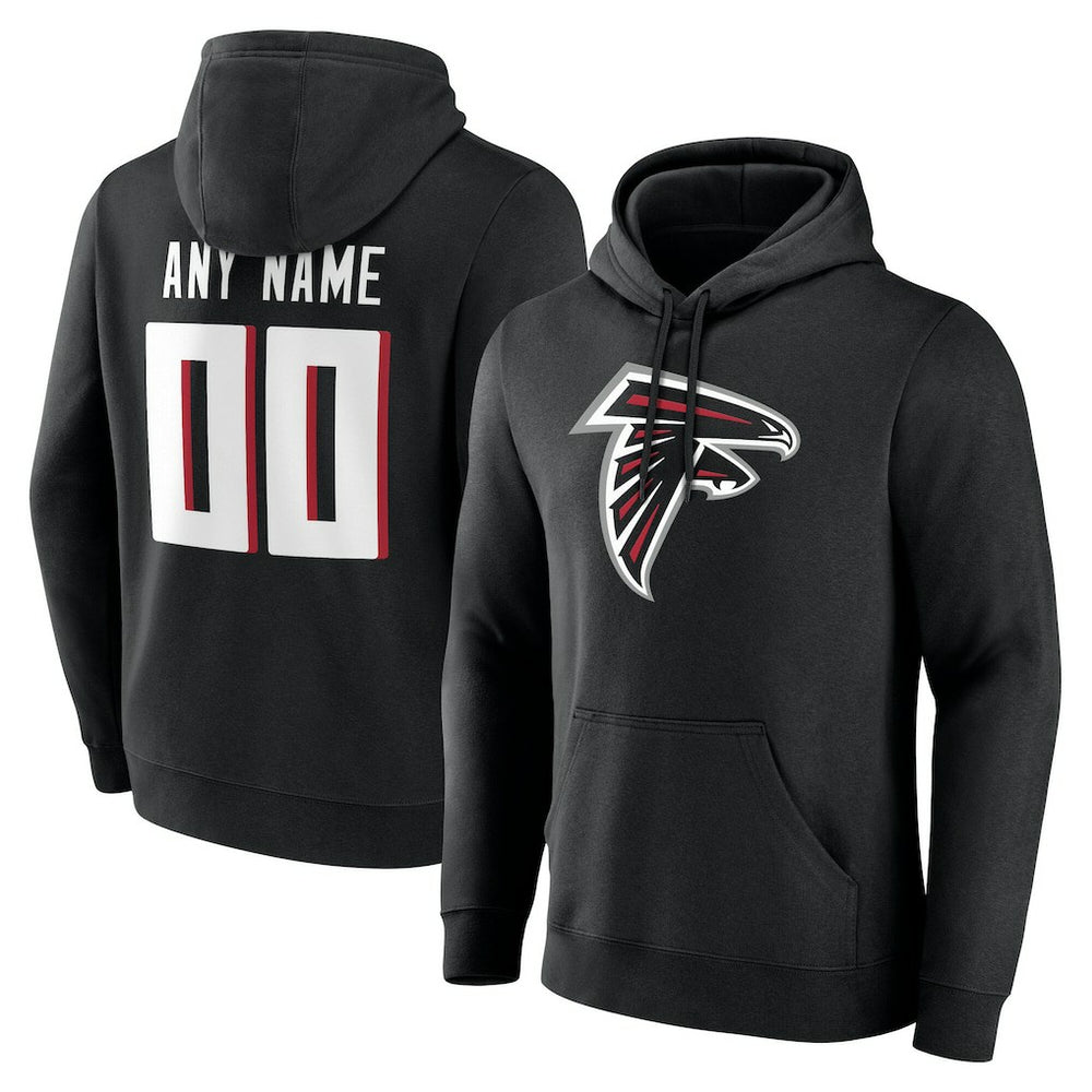 Atlanta Falcons Big & Tall Team Authentic Custom Hoodie - Black discount