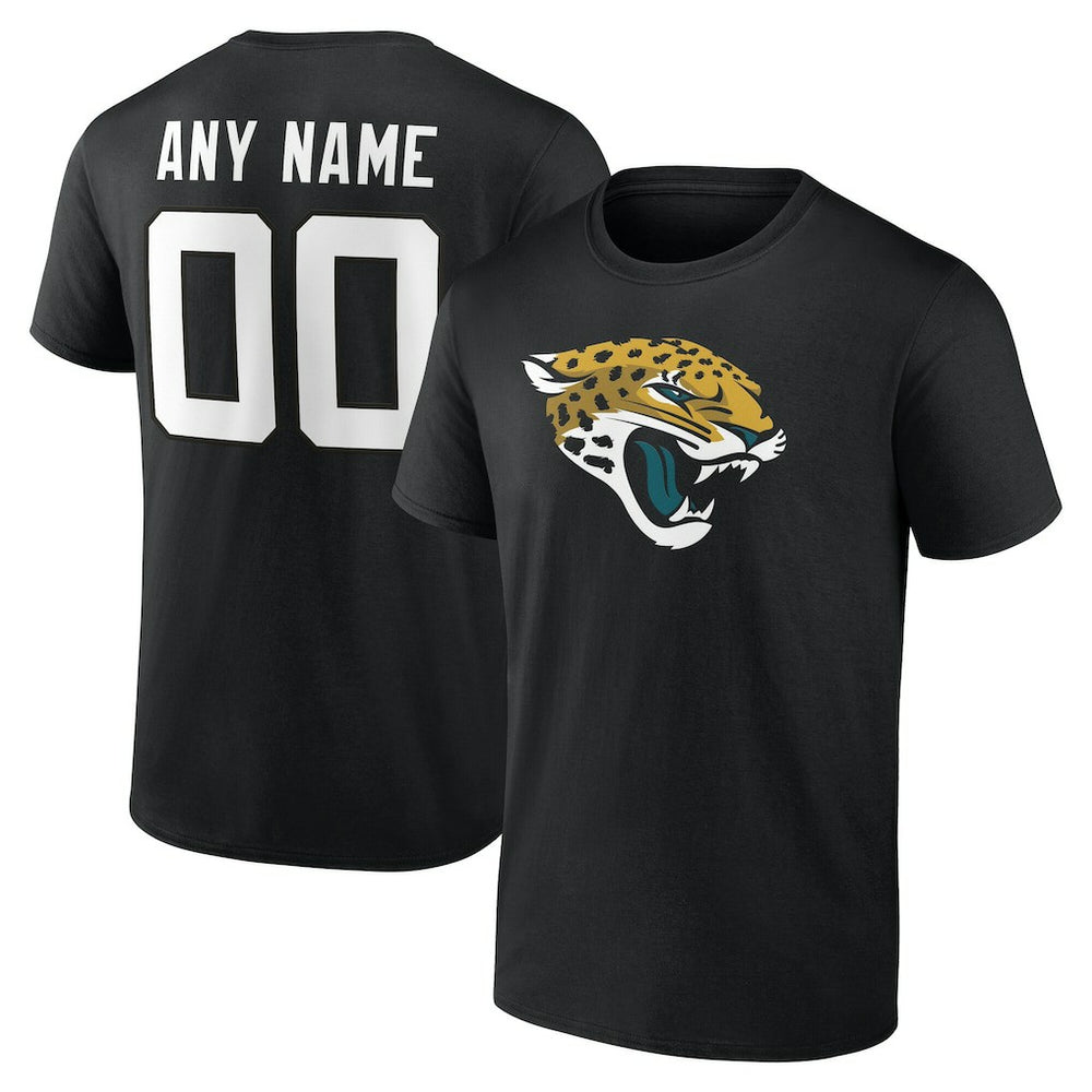 Jacksonville Jaguars Big & Tall Team Authentic Custom T-Shirt - Black sale