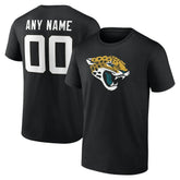 Jacksonville Jaguars Big & Tall Team Authentic Custom T-Shirt - Black sale