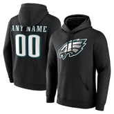Philadelphia Eagles Big & Tall Team Authentic Custom Hoodie - Black online