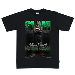 Anthony Edwards Minnesota Timberwolves SLAM Unisex Cover T-Shirt - Black discount
