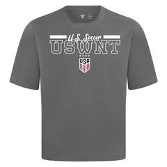 USWNT Levelwear Vanguard Luxe Signature T-Shirt - Gray discount