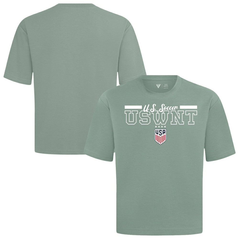 USWNT Levelwear Vanguard Luxe Signature T-Shirt - Green online