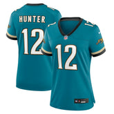 Travis Hunter Jacksonville Jaguars Women's Alternate 2 Prowler Throwback Game Jersey - Teal | Nike online