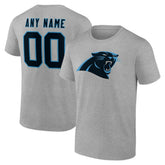 Carolina Panthers Big & Tall Team Authentic Custom T-Shirt - Gray outlet