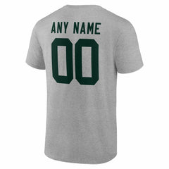 Green Bay Packers Big & Tall Team Authentic Custom T-Shirt - Gray discount