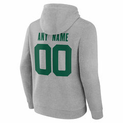 New York Jets Big & Tall Team Authentic Custom Hoodie - Gray discount