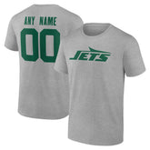 New York Jets Big & Tall Team Authentic Custom T-Shirt - Gray online