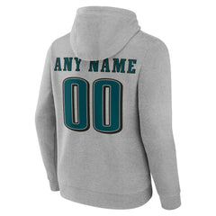 Philadelphia Eagles Big & Tall Team Authentic Custom Hoodie - Gray cheap