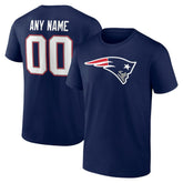New England Patriots Big & Tall Team Authentic Custom T-Shirt - Navy cheap
