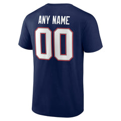 New England Patriots Big & Tall Team Authentic Custom T-Shirt - Navy cheap