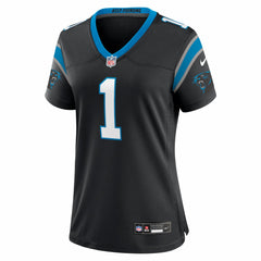 Cam Newton Carolina Panthers Women's Team Retired Game Jersey - Black | Nike for sale