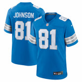 Calvin Johnson Detroit Lions Team Retired Game Jersey - Blue | Nike discount