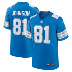 Calvin Johnson Detroit Lions Team Retired Game Jersey - Blue | Nike discount