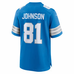 Calvin Johnson Detroit Lions Team Retired Game Jersey - Blue | Nike discount