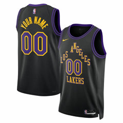Los Angeles Lakers Unisex 2025/26 City Edition Swingman Custom Jersey - Black | Nike discount