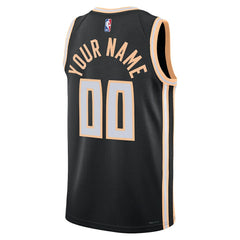 Atlanta Hawks Unisex 2025/26 City Edition Swingman Custom Jersey - Black | Nike online