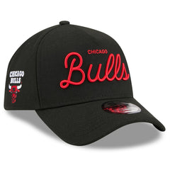 Chicago Bulls x Malbon Golf Unisex 9FORTY A-Frame Adjustable Hat - Black | New Era shop