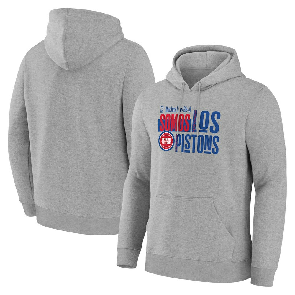 Detroit Pistons Noches Training Hoodie sale - Gray discount