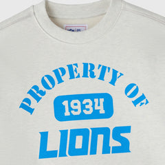 Detroit Lions OVO x NFL Unisex Fleece Sweatshirt - Heather Gray for sale