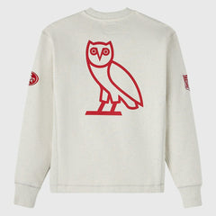 San Francisco 49ers OVO x NFL Unisex Fleece Sweatshirt - Heather Gray on sale