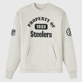 Pittsburgh Steelers OVO x NFL Unisex Fleece Sweatshirt - Heather Gray on sale