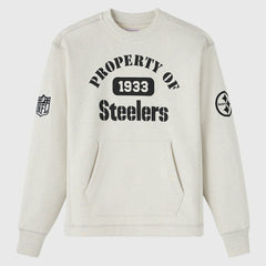Pittsburgh Steelers OVO x NFL Unisex Fleece Sweatshirt - Heather Gray on sale