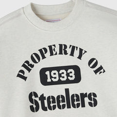 Pittsburgh Steelers OVO x NFL Unisex Fleece Sweatshirt - Heather Gray on sale