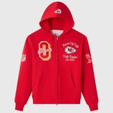 Kansas City Chiefs OVO x NFL Unisex Full-Zip Waffle-Lined Hoodie - Red cheap
