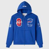 Buffalo Bills OVO x NFL Unisex Full-Zip Waffle-Lined Hoodie - Royal online