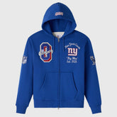 New York Giants OVO x NFL Unisex Full-Zip Waffle-Lined Hoodie - Royal on sale