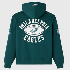 Philadelphia Eagles OVO x NFL Unisex Full-Zip Waffle-Lined Hoodie - Midnight Green on sale