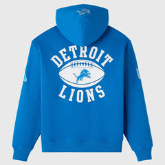 Detroit Lions OVO x NFL Unisex Full-Zip Waffle-Lined Hoodie - Blue sale