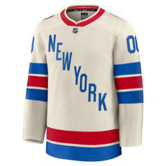 New York Rangers Fanatics 2026 NHL Winter Classic Premium Custom Jersey Beige