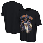 Jalen Brunson New York Knicks Unisex 2025/26 City Edition Player Graphic T-Shirt - Black | Nike for sale