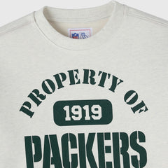 Green Bay Packers OVO x NFL Unisex Fleece Sweatshirt - Heather Gray cheap